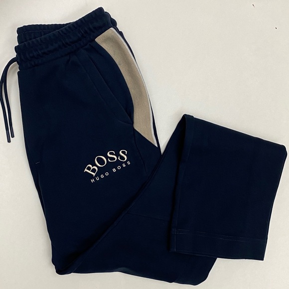 Hugo Boss Mens Hadiko 3 Pocket Fleece Sweatpants - Picture 1 of 9